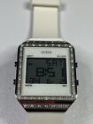 Guess Women’s White Digital Silicone Watch -New Never Used With Tag