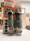 Pair GE 6AQ5A 6HG5 Vacuum Tubes  for Radios and VOM Audio Amps NOS