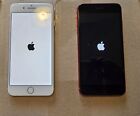Lot Of Two Apple iPhone 8 Plus - 64 GB - Red &  Rose Gold (Unlocked)