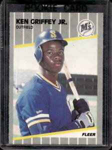 1989 Fleer Ken Griffey Jr. Rookie Card RC #548 Mariners