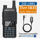 Baofeng DM-1801 DR-1801UV DMR Digital Radio Dual Band Tier 1+2 Dual Time Slot US