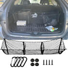 For Subaru Outback Forester Trunk Bed Cargo Net 3 Pocket Elastic Storage Mesh (For: Subaru Outback)