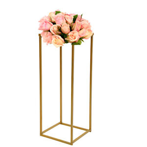 Metal Column Flower Stand Flower Floor Vase For Wedding Party Dinner Centerpiece