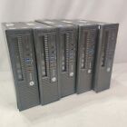 LOT OF 5 - HP EliteDesk 800 G1 USDT i5-4570S 8GB RAM NO HDD/POWER CORD FOR PARTS