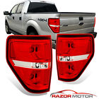 2009-2014 Ford F150 Pickup Red OE Style Replacement Brake Tail Lights Pair