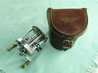 Early Pflueger Supreme Level Wind Fishing Reel Old Leather Case