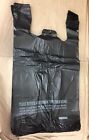New 200ct Large 1/6 Thank You T-shirt Plastic Grocery Shopping Bags With Handle