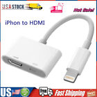 iPhone to HDMI Adapter Cable HDTV for iPhone X XS XR 11 12 13 14 SE Pro Max Plus