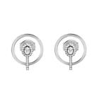 Messika 0.35Cttw Glam'Azone Graphic Diamond Earrings 18K White Gold