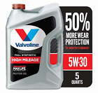 Valvoline Full Synthetic High Mileage MaxLife 5W-30 Motor Oil 5 QT Motor Oil