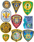 POLICE PATCH MIXED STATE LOT OF 10 Fabric Uniform Patches Policeman Officer