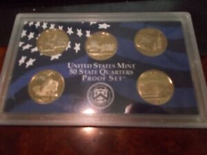 2005-S U.S. Quarter Proof Set 5 Gem Proof Coins