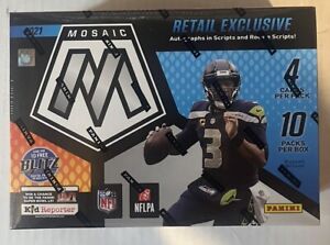 New Listing2021 Panini NFL Football Mosaic Mega Box Factory Sealed Reactive Yellow Prizm
