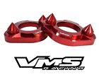 x2 RED VMS RACING SPIKED STRUT TOWER SUPPORT BRACES FOR 96-00 HONDA CIVIC EK (For: 2000 Honda Civic EX Coupe 2-Door 1.6L)