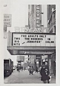 Vintage NYC Theater Marque Photo For Adults Only 
