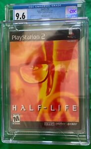 Half-Life SONY PLAYSTATION 2 PS2, 2001 CGC GRADED 9.6 A+ Y-FOLD SEAL BLACK LABEL
