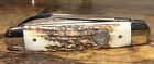 QUEEN Cigar Knife with Stag Grips~NKCA 1981~Special Edition~Gorgeous!