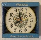 vintage 70s Harvest Westclox Herbs & Spices Electric Analog Wall Clock 26601 BOX