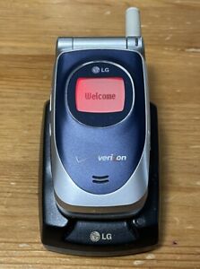 LG VX4400 - Silver And Blue Cellular Flip Phone, Perfect Working Tested Cond.
