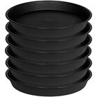 6 Pack Plastic Plant Saucer Planter Water Drip Tray 4 5 6 7 8 9 10 11 12 inch...