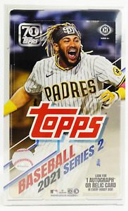 New Listing2021 Topps Series 2 MLB Baseball Hobby Box Sealed