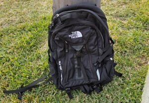 THE NORTH FACE SURGE MEN'S BACKPACK NORTHFACE SCHOOL LAPTOP BAG TNF BLACK HIKING