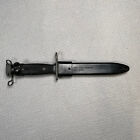 Vintage Knife M7 Bayonet GENCUT + M10 Scabbard ONTARIO Army Genuine USA Issue