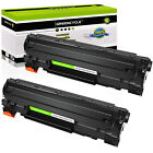 2PK CB435A 35A Laser Toner Cartridge Compatible for HP LaserJet P1006 Printer