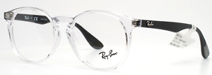 RAY BAN RB1554 3541 Clear Unisex Kids Round Full Rim Eyeglasses 48-16-130 B:42