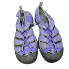 Keen Sandals Shoes Women's Size 9.5 Purple Canvas Waterproof Hiking Outdoor