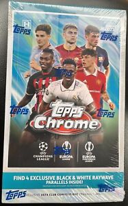2022-23 TOPPS CHROME UEFA CLUB COMPETITIONS SOCCER FACTORY SEALED HOBBY LITE BOX