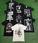Lot of 8 NEW T Shirts Vampire Freaks Black Craft Goth Emo Horror Size Small