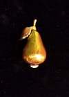 **Vintage NOS MFA Museum Fine Arts Enamel Fruit Pear Brooch**
