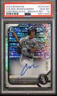 New Listing2022 Bowman Chrome 1st Colson Montgomery Speckle Refractor Auto 113/299 PSA 10