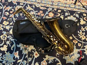 Vintage Conn Transitional Alto Saxophone 1935 “Naked Lady” in Great Shape!