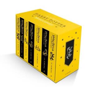 Harry Potter Hufflepuff House Editions Paperback Box Set by J.K. Rowling Book &