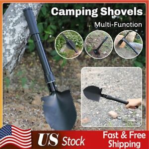 Folding Military Shovel Survival Spade Emergency Garden Camping Outdoor Tool