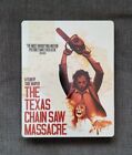 The Texas Chain Saw Massacre 1974 Blu-Ray STEELBOOK disc + case LIKE NEW