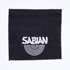 Sabian Cymbals 61178 High-Quality Microfiber Cleaning Cloth, Dark Grey / Black