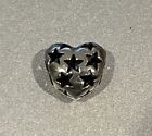 Authentic Pandora Starry Heart Charm 925 ALE Star Love Charm