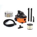 4 Gal. 5.0-Peak Hp Portable Wet/Dry Shop Vacuum With Filter, Hose And Accessorie
