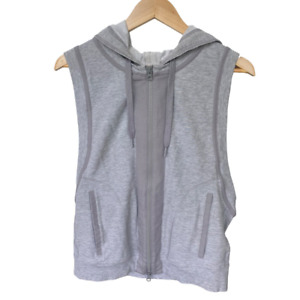 Adidas x Stella McCartney Sweatshirt Vest Size Small Gray Full Zip Hooded