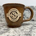 Sunset Hill Stoneware Mug Pottery “farmland Indiana” Main Street Coffee Company