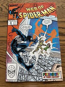 Web of Spider-Man #36  (Marvel 1988) Key, 1st Appearance Tombstone VF+