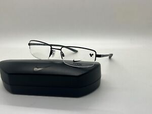 NEW NIKE NK 4292 001 SATIN BLACK OPTICAL Eyeglasses FRAME 53-19-145MM