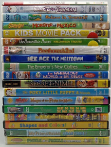 Lot Kids Childrens DVD Movies Shows Land Before Time Dragon Tales Scooby-Doo