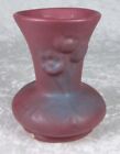 New ListingVan Briggle Pottery Anemone Vase Mulberry Glaze Maroon Blue 4-3/4 inches Tall