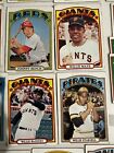 1972 Topps Baseball Partial Set With Stars. 570 Cards. HOF. ROOKIES. #1-784 Dups