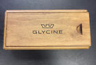 Wooden Glycine Airman Watch Box Vintage Style