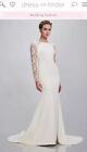 Theia Lauren Plus Size 16 Wedding Dress Long Sleeve Lace  NWT Read Description